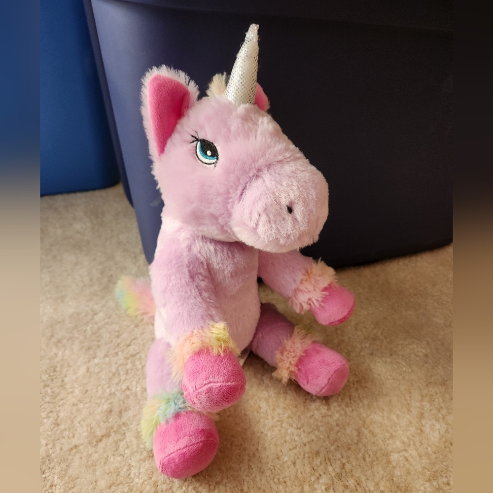 Plush Pink Unicorn Toy
